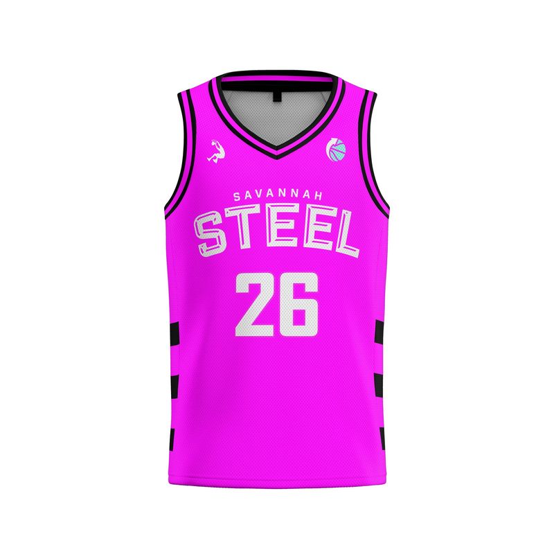 Savannah Steel Pink Replica Jersey