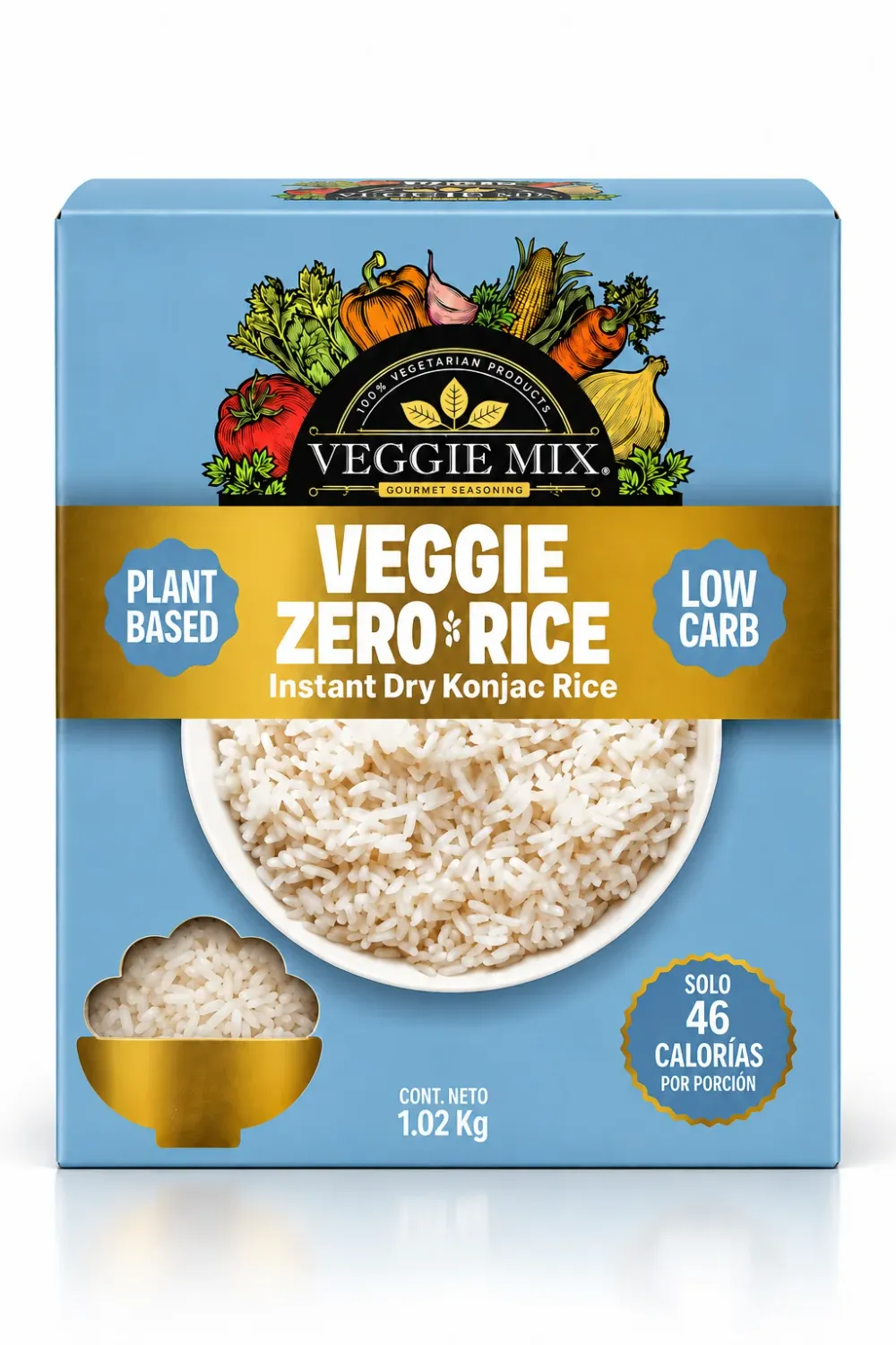 Veggie Zero Rice Dry Konjac