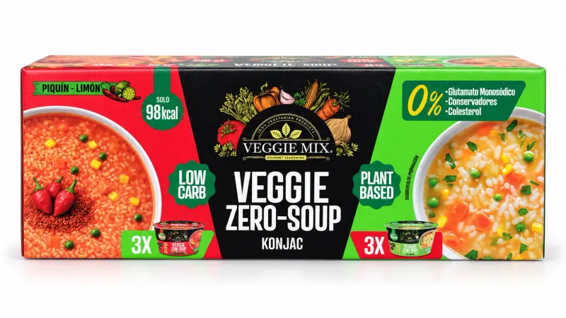 Veggie Zero Soup Piquín-Limón &amp; Sabor Original - 6 Pack