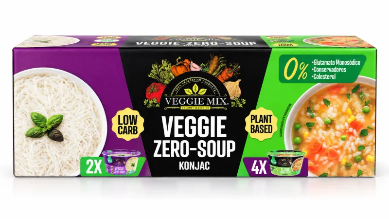 Veggie Zero Soup Noodles &amp; Sabor Original - 6 Pack
