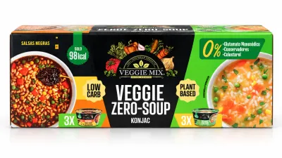 Veggie Zero Soup Salsas Negras &amp; Sabor Original - 6 Pack