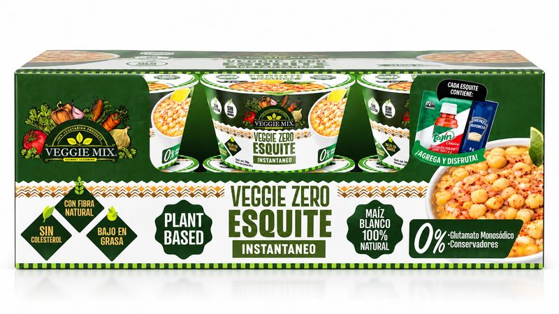 Veggie Zero Esquite Natural - 6 Pack