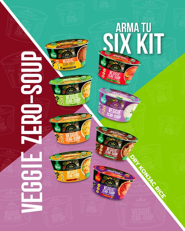 Arma tu Six Kit de Veggie Zero Soup
