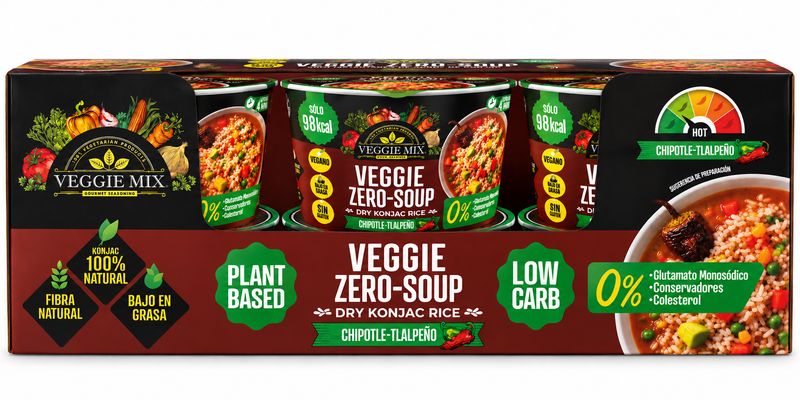 Veggie Zero-Soup Chipotle-Tlalpeño - 6 Pack
