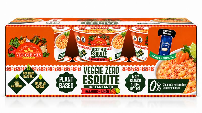 Veggie Zero Esquite Habanero - Limón - 6 Pack
