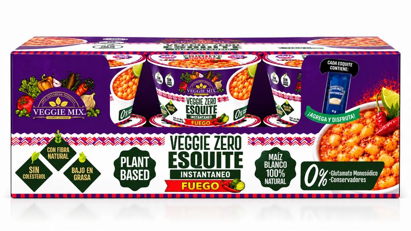 Veggie Zero Esquite Fuego - 6 Pack