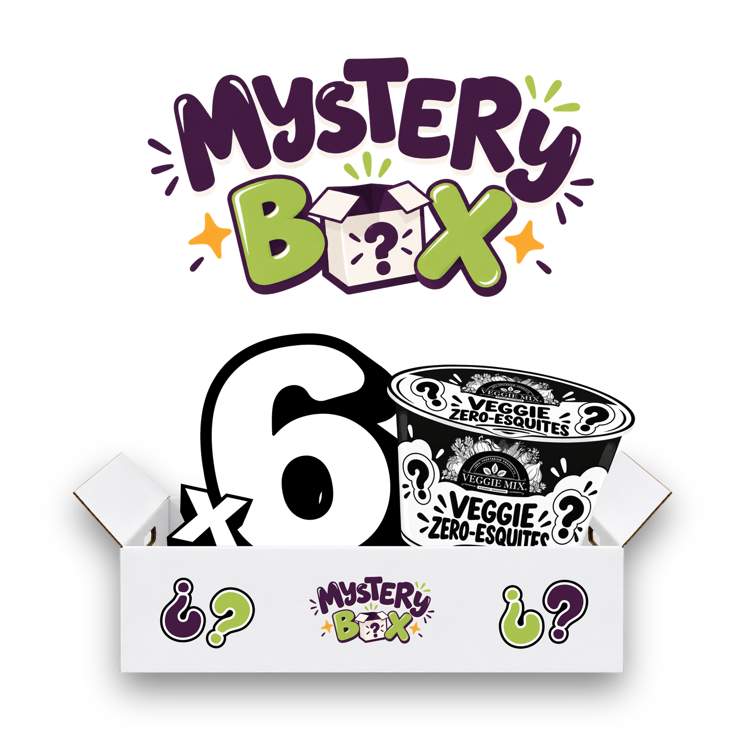 Mystery Box Veggie Zero Esquite - 6 Esquites Sorpresa
