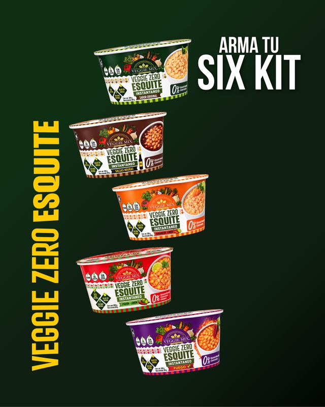 Arma tu Six Kit de Veggie Zero Esquites