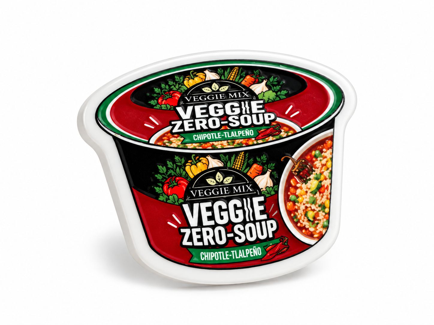 Pin Veggie Zero-Soup "Chipotle Tlalpeño"
