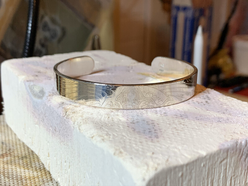 Deco Sterling Silver Bracelet 