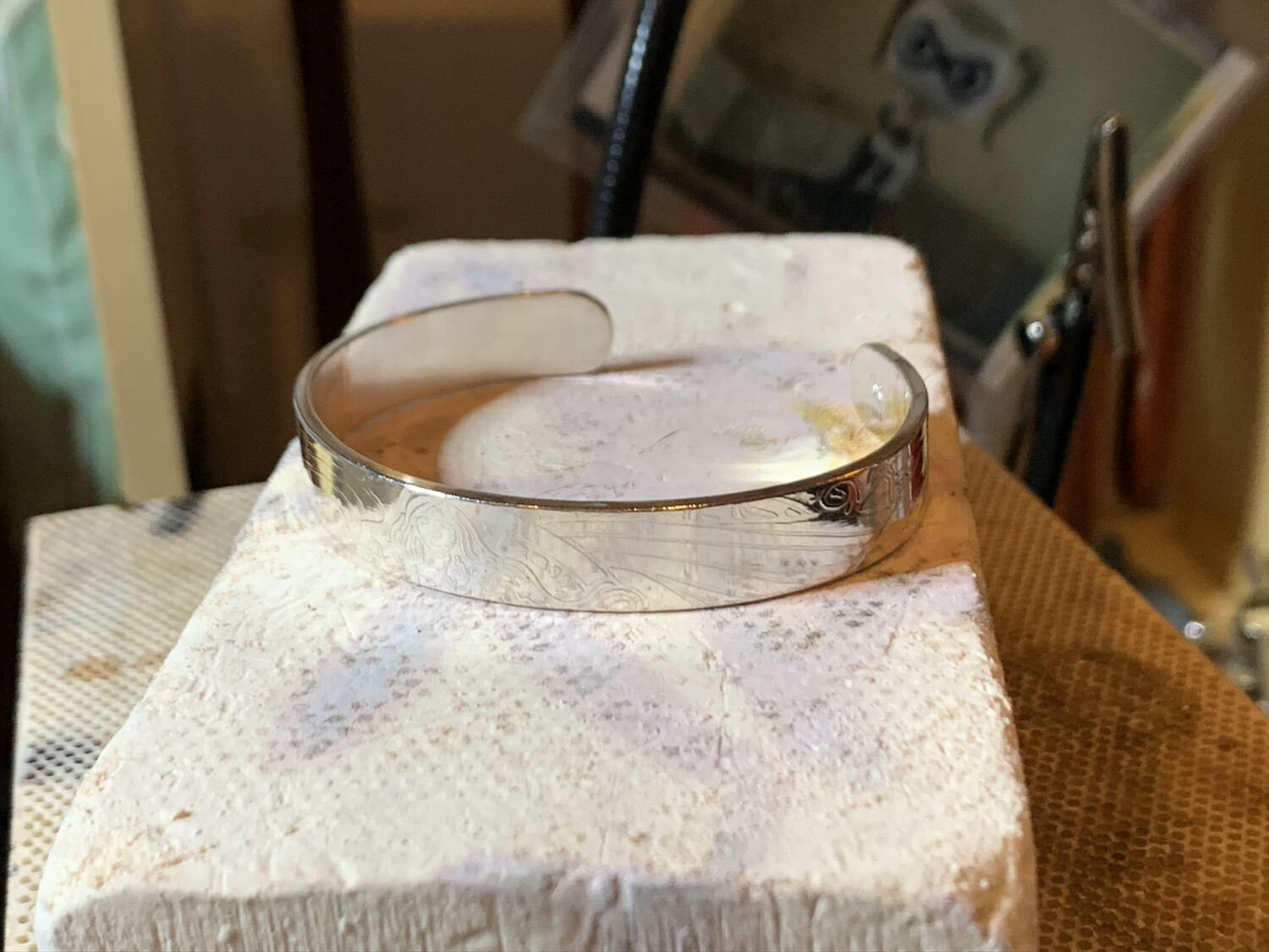 Deco Sterling Silver Bracelet 