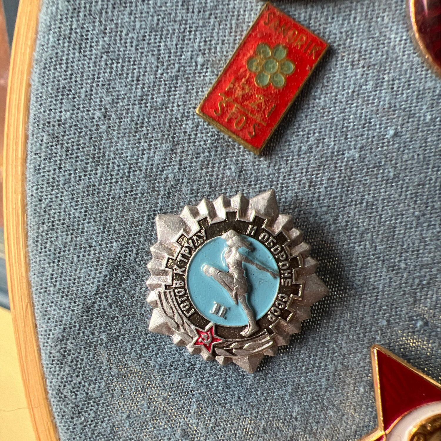 Vintage Soviet Era Enamel Pins