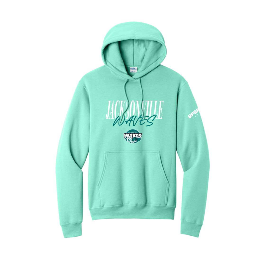 Waves True Celadon Powerhouse Fleece Hooded Sweatshirt