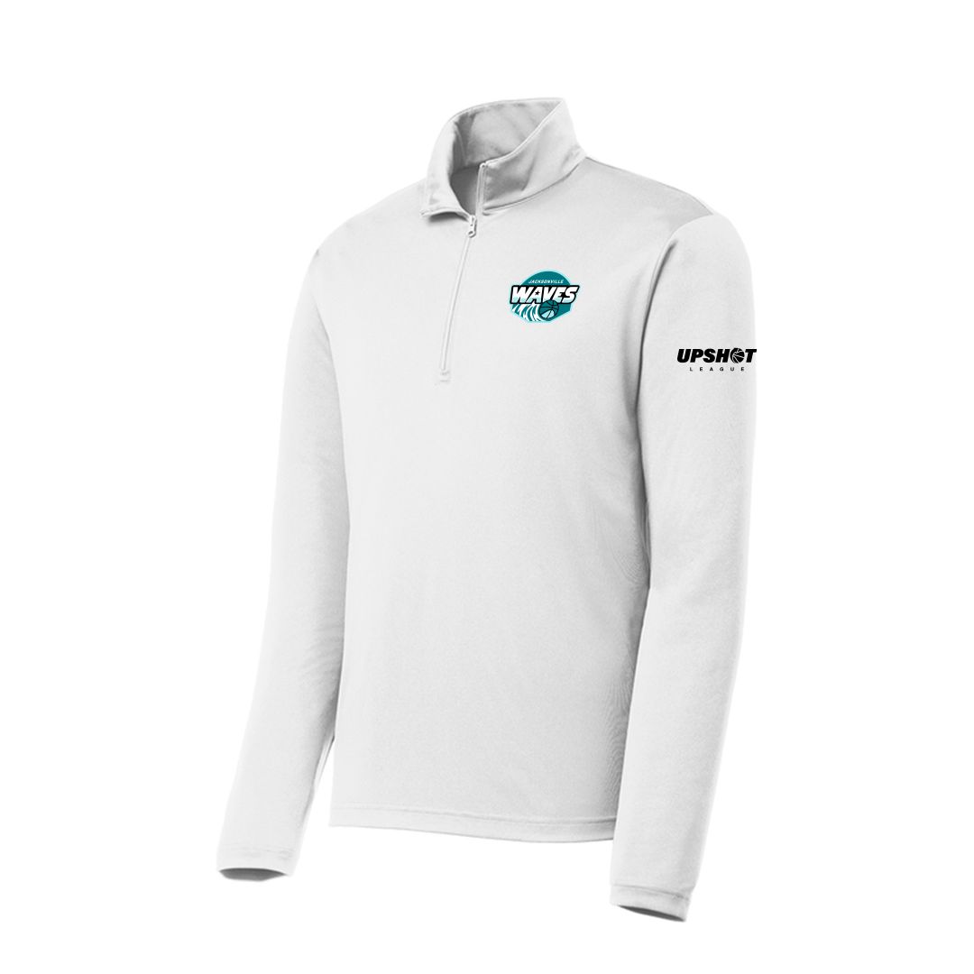 Jacksonville Waves White Sport-Tek Lockup 1/4 Zip