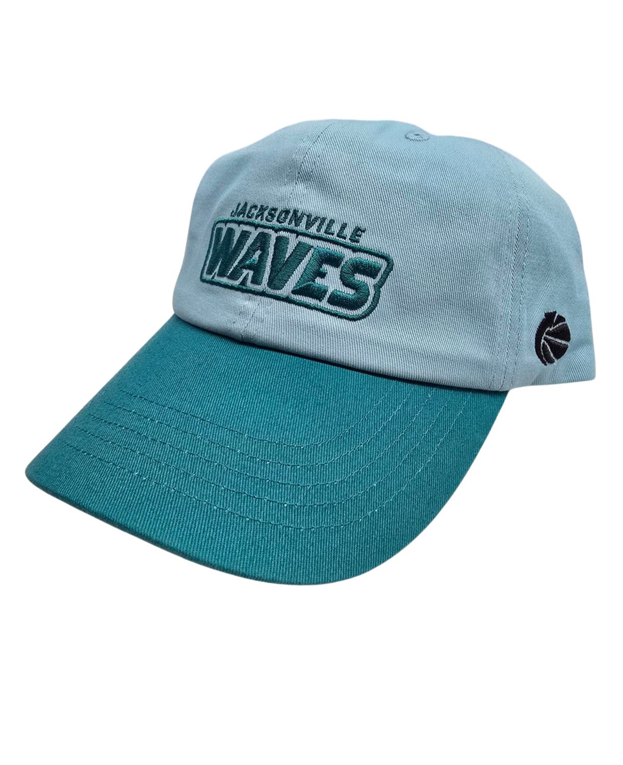 Jacksonville Waves Wordmark Logo Dad Hat
