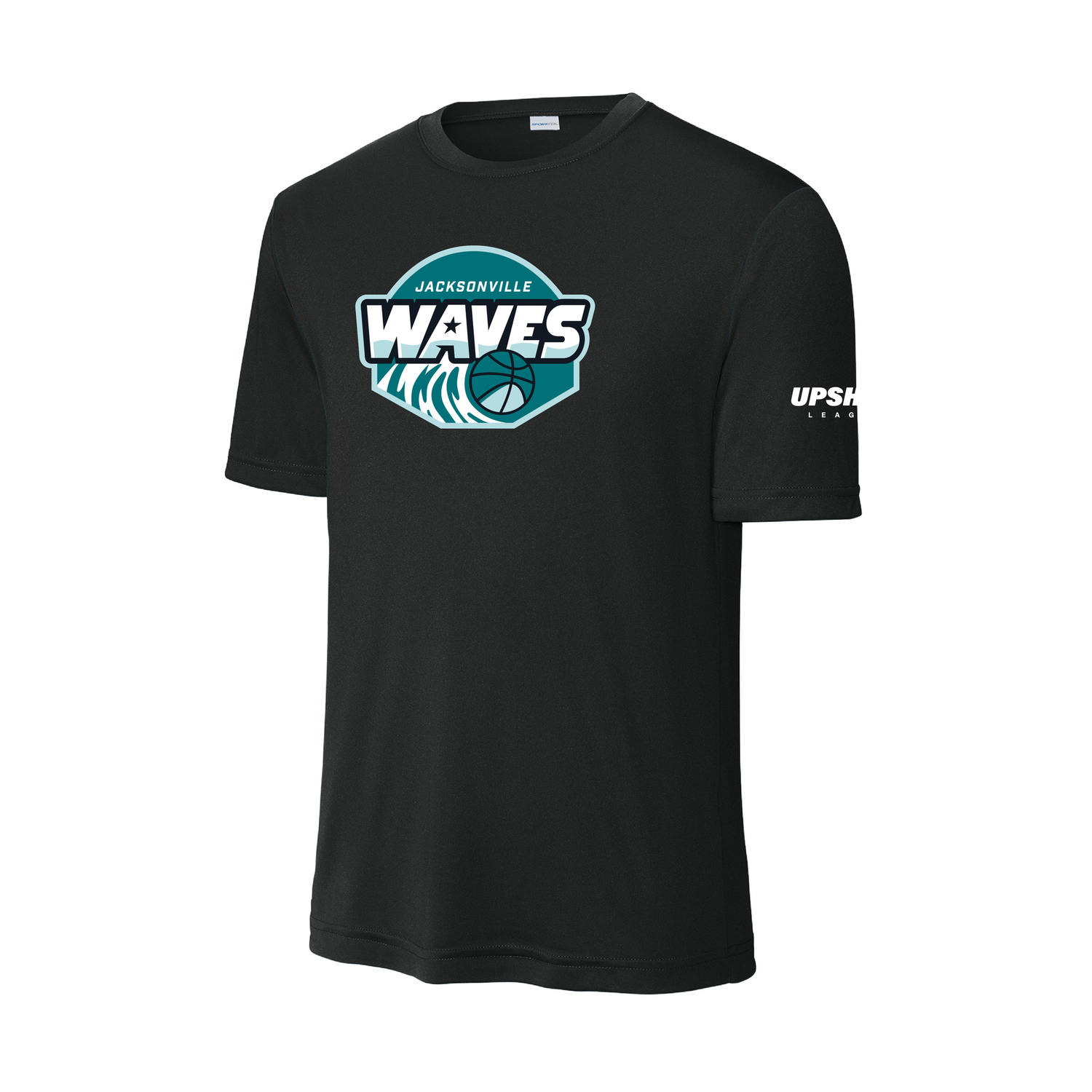 Jacksonville Waves Performance Logo S/S Tee