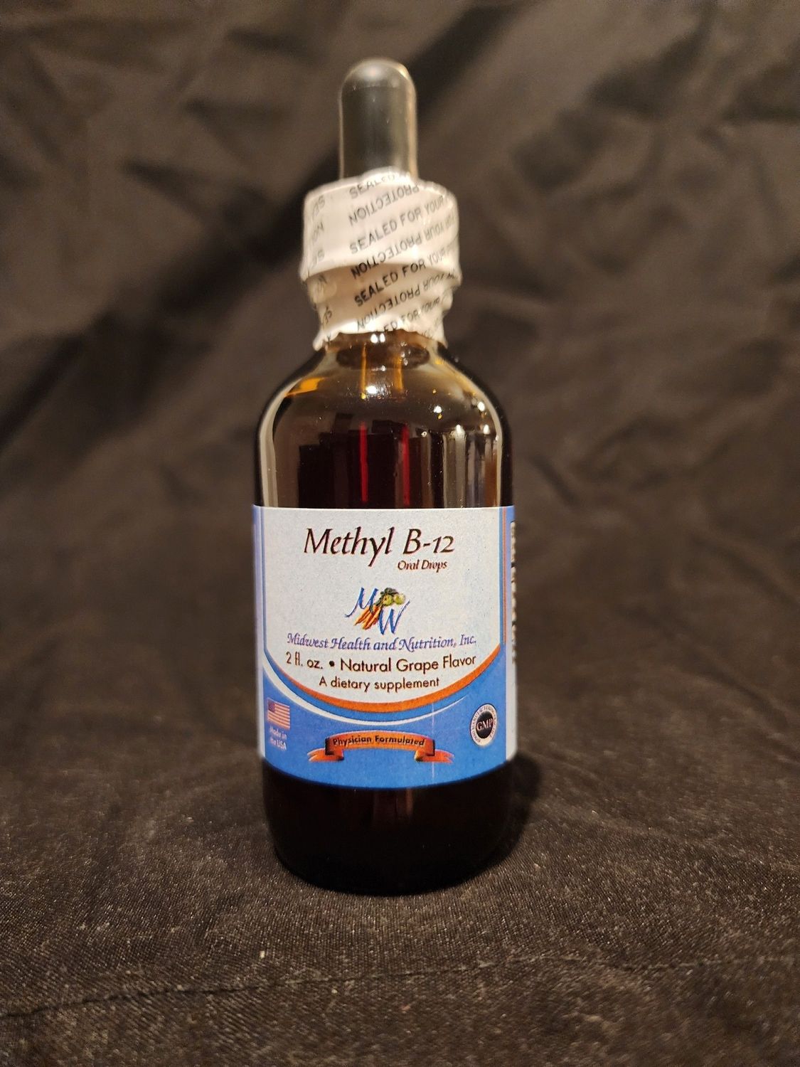 B 12, Methyl Drops, Grape