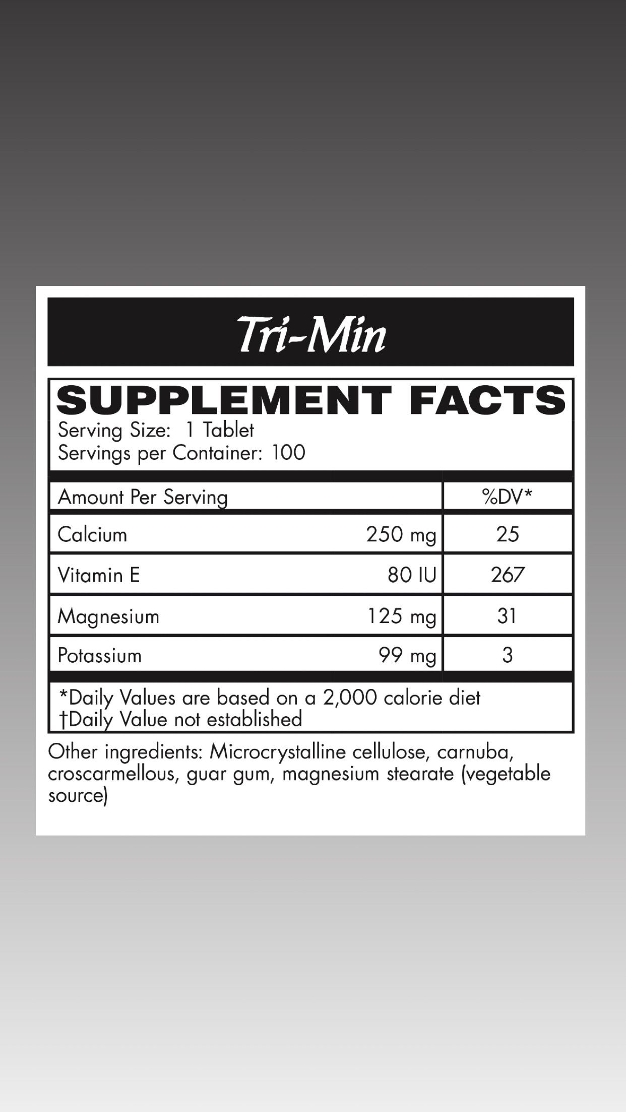 Tri-Min 100ct
