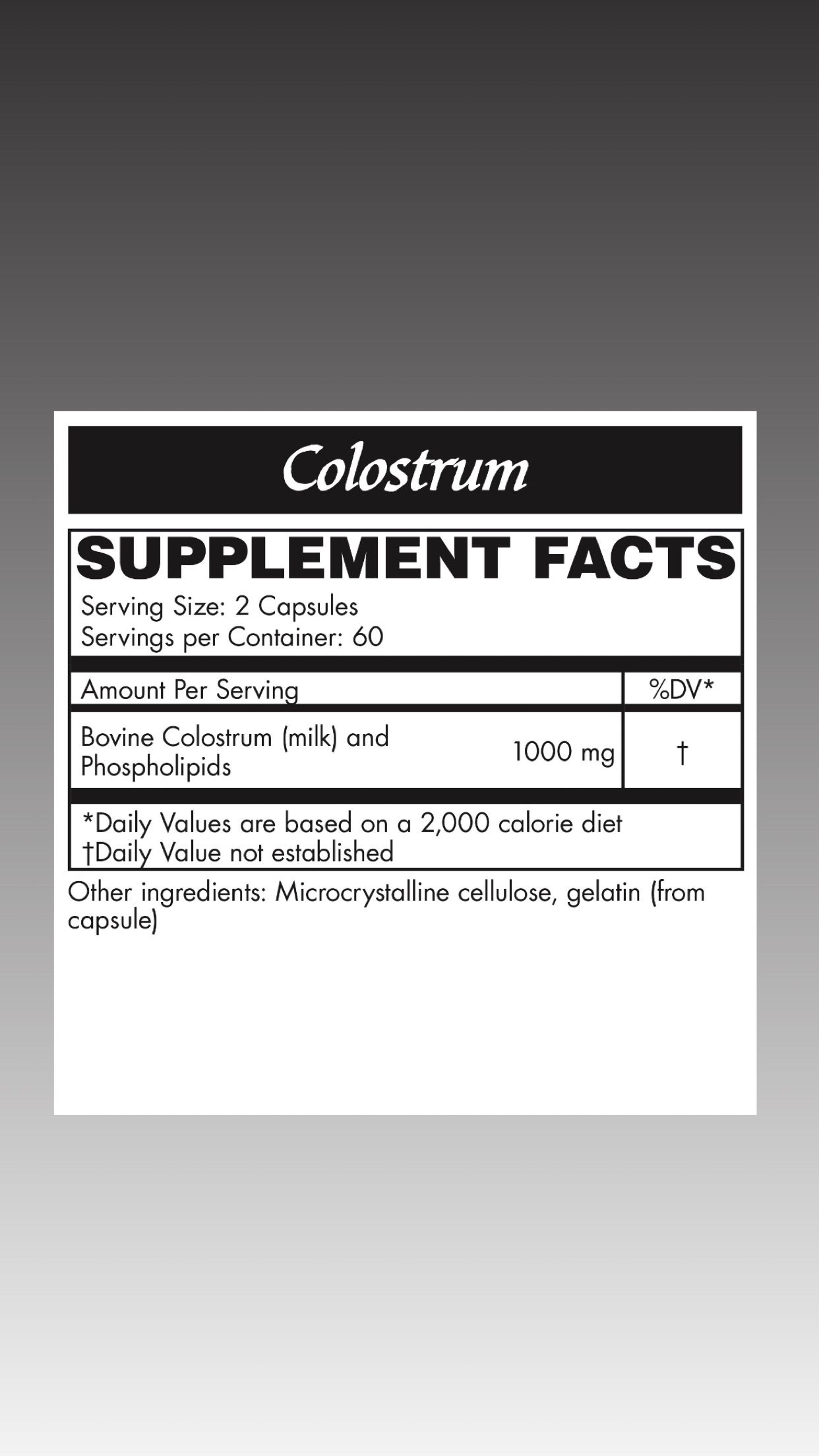 Colostrum