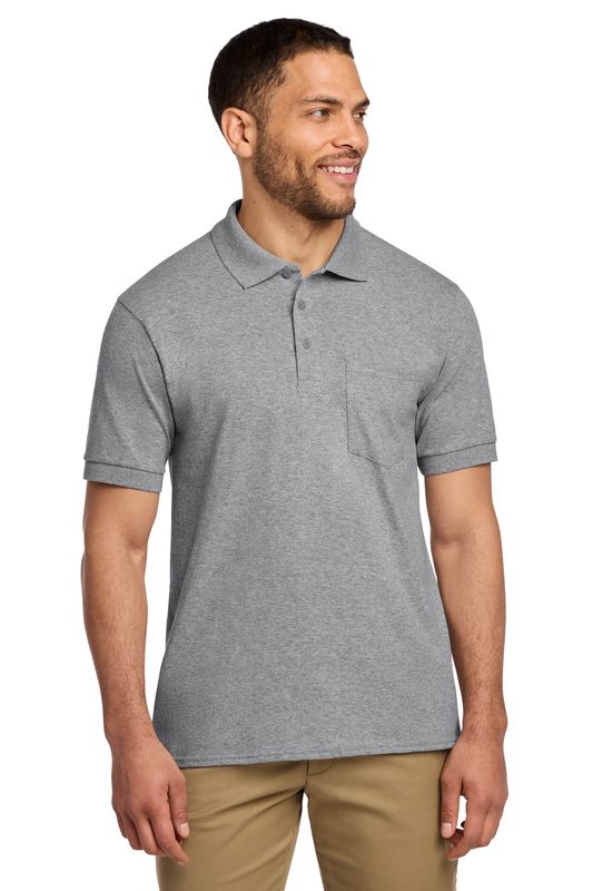 Core Blend Jersey Knit Pocket Polo