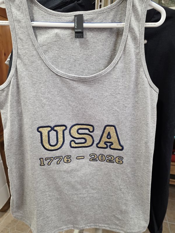 Gold USA  Tank Top