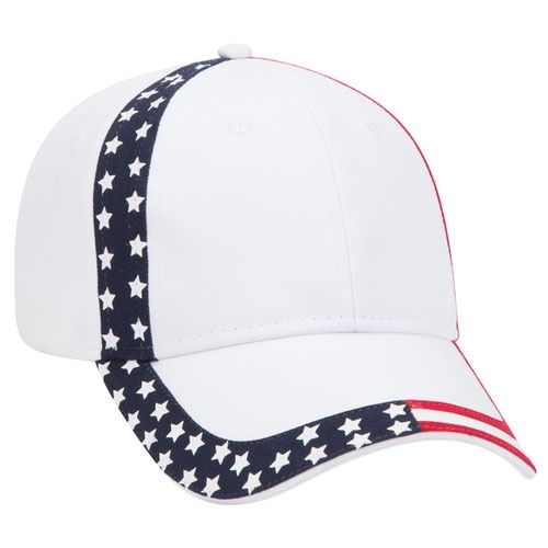 Patriotic 6 Panel Low Profile Baseball Cap