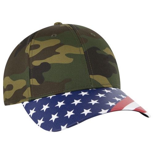 Patriotic 6 Panel Low Profile Baseball Cap