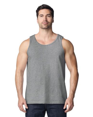 Gildan Cotton Tank Tops, Size: sm, color: Sport Gray