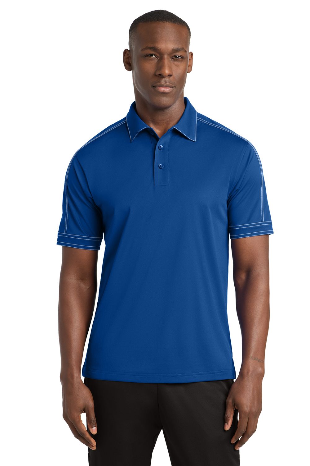 Contrast Stich Micropique Sport -Wick Polo