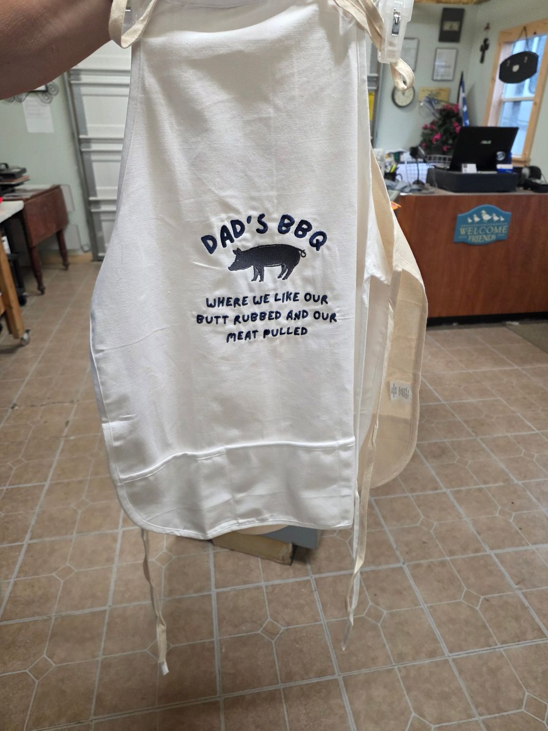 Embroidered Cooking Apron