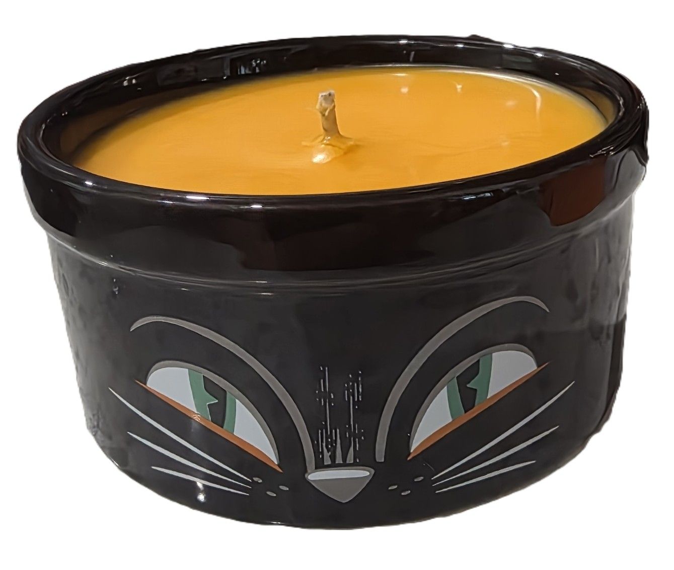 Candle- Face on a medium vessel