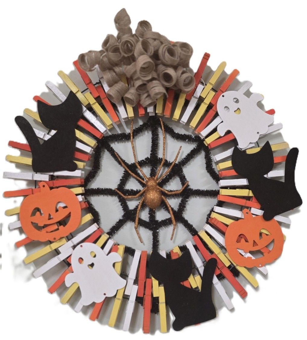 Candy Corn Wreath