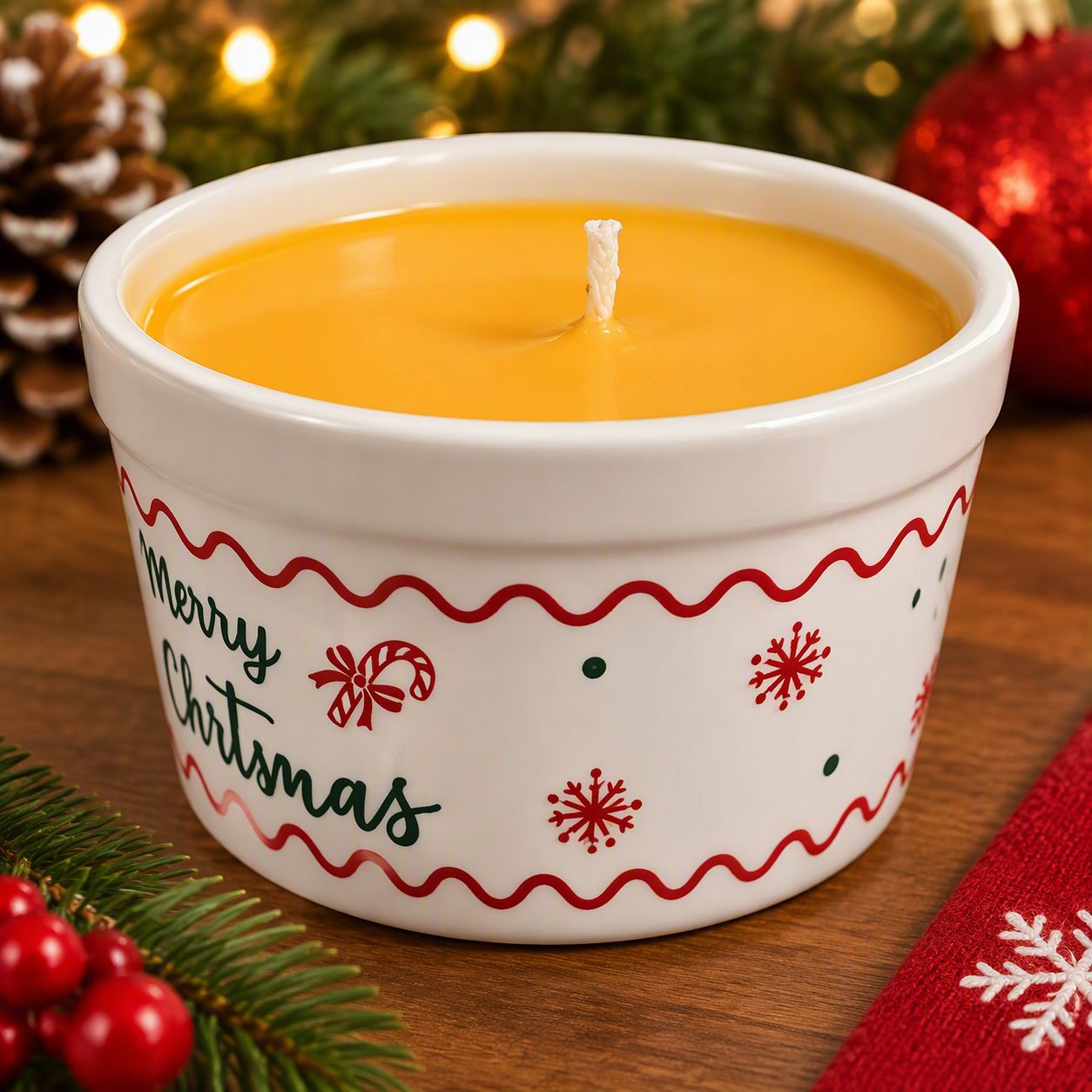 Candle- Christmas vessels