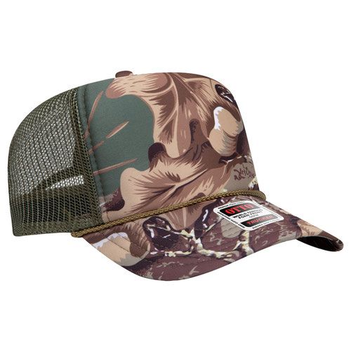 5 Panel High Crown Mesh Back Trucker Hat