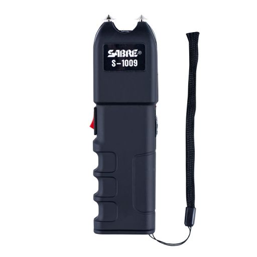 Tactical Stun Gun with LED Flashlight &amp; Anti-Grab Technology