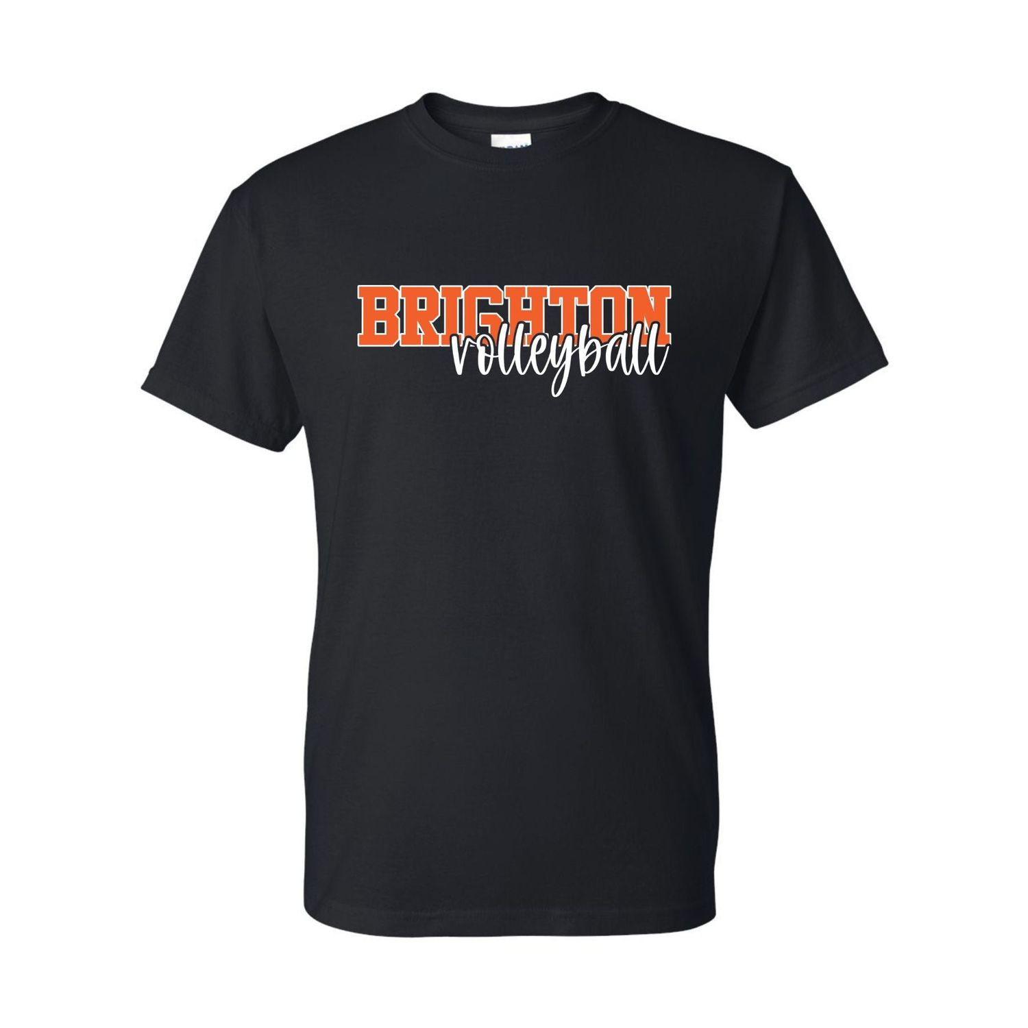 Brighton Volleyball Premium Tee BV2, Color: Black, Size: Adult 2X-Large