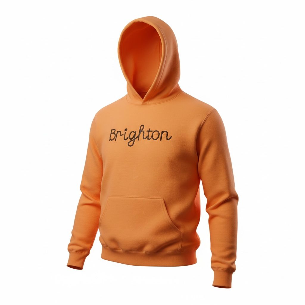 Brighton Chainstitch Embroidered Hoodie