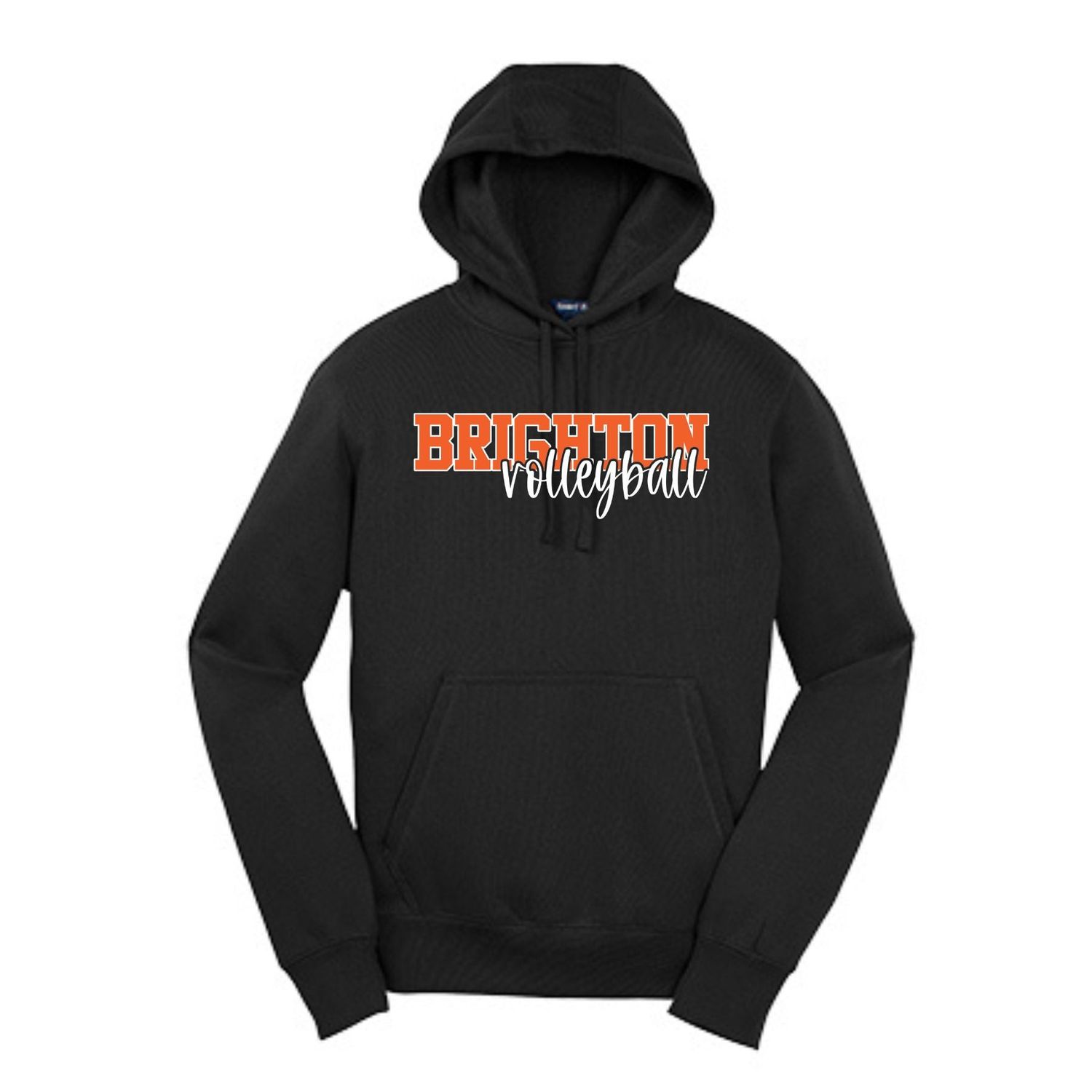 Brighton Volleyball Premium Hoodie BV2, Add Name to Back?: No, Color: Black, Size: Adult 2X-Large