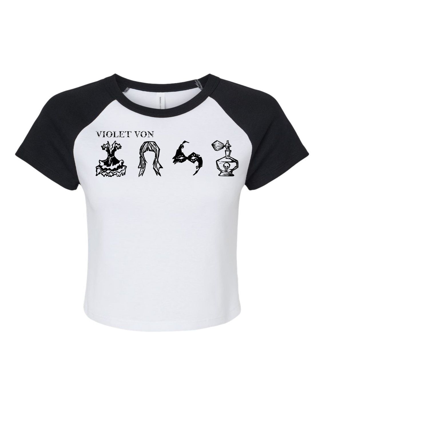 Violet Von Icon Art Raglan Tee, Size: 2xl