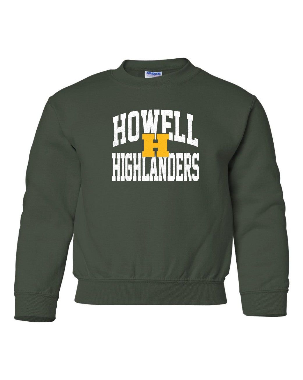 Howell Arch Crewneck, Add Name to the Back?: No, Size: Youth X-Small
