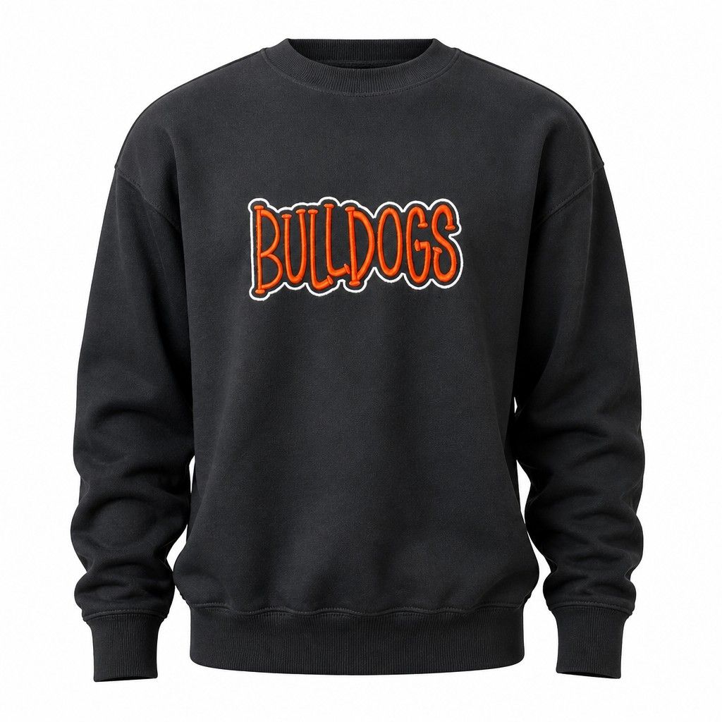 Bulldogs Bubble Stitch Crewneck