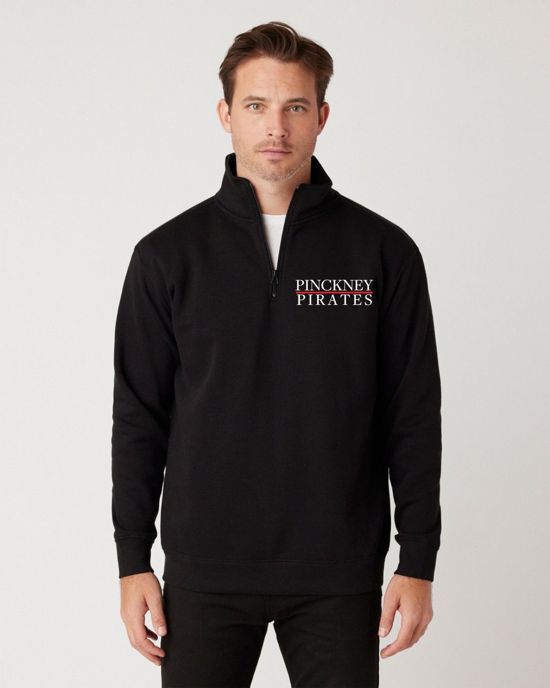 Hometown Collection Pinckney Essential Quarter Zip, Color: Black, Size: X-Small