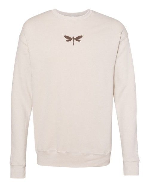Dragonfly Icon Embroidered Crewneck