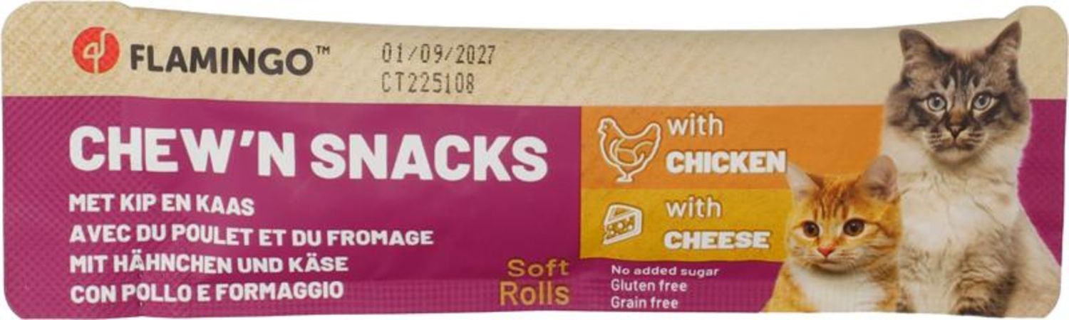 Chew'n Snack Rondjes met Kip &amp; Kaas