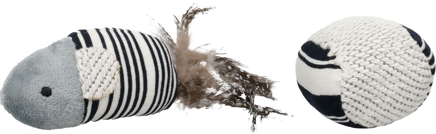 Zwawi Bal &amp; Muis Wit &amp; Zwart