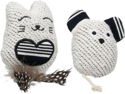 Zwawi Kat &amp; Muis Wit &amp; Zwart