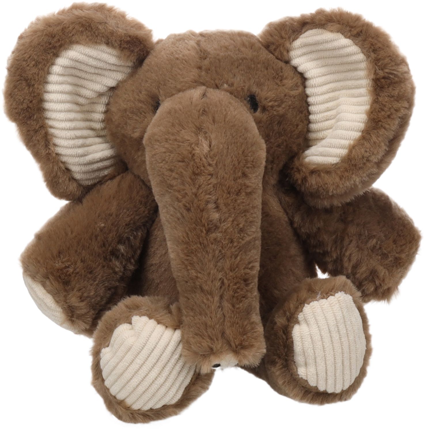 Speelgoed Fannie Olifant Bruin – Geluidloos pluche hondenspeeltje