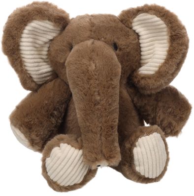 Speelgoed Fannie Olifant Bruin – Geluidloos pluche hondenspeeltje