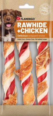 ​Snack R'Hide Staaf Meerkleurig met Kip – 17 cm | 3 stuks | 130 g