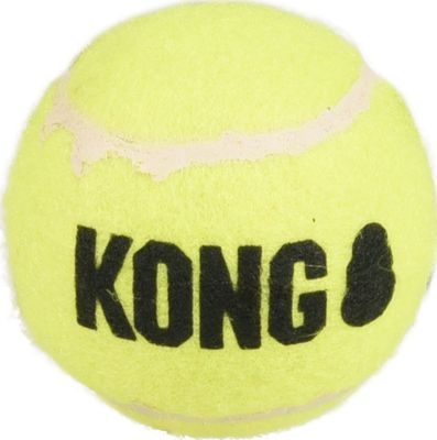 ​KONG® Speelgoed SqueakAir® Bal Geel 6.4cm – Apporteerbal met squeaker